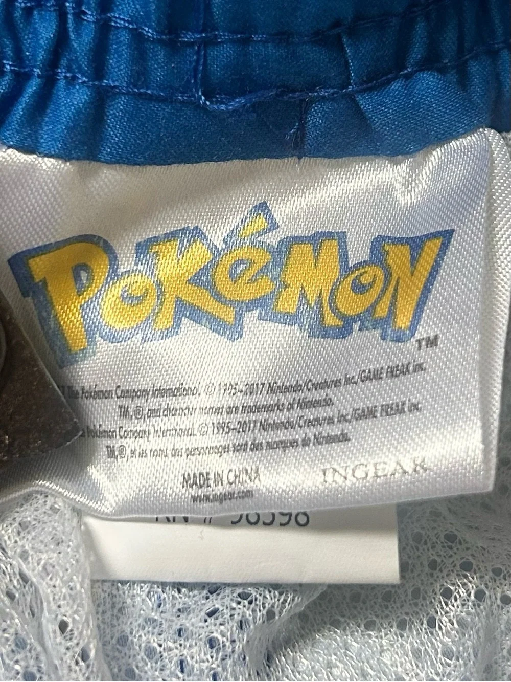 InGear Brand Pokémon swim trunks Mens XL New w Tags